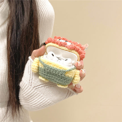 Plush Cartoon Cute Lion Earphone Case