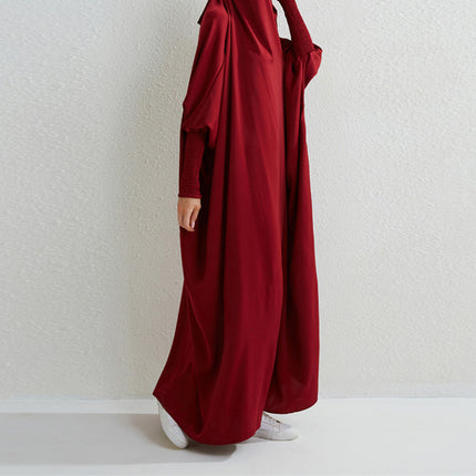 Dubai Middle East Turkey Swing Solid Color Robe Dress Robe