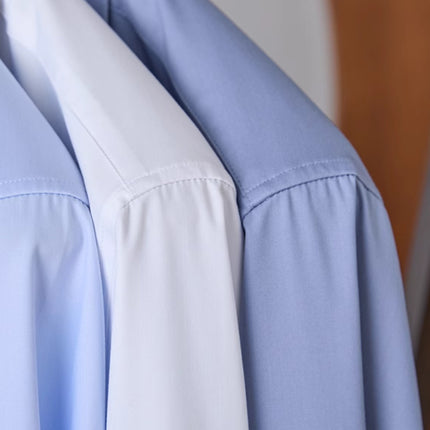 Italian Windsor Collar Tong Qin Ironing Free Long Sleeves Shirt