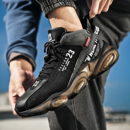 Men's Spring New High-top Basketball Shoes