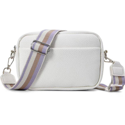 Wide Shoulder Strap Crossbody Bag