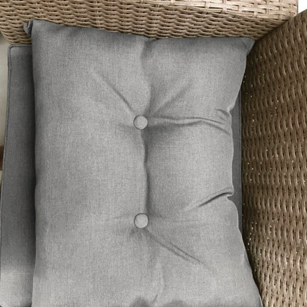 U STYLE Patio Furniture Sets  4PC Wicker Rattan Sofa Conversation Set