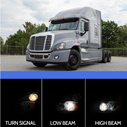 LED Headlight Assembly For Freightliner Cascadia 2008-2017