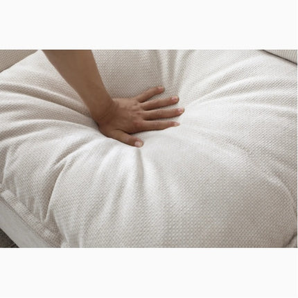 130 Inch Modular Sectional Sofa, Linen Fabric Couch Set With Convertible Ottoman,U Shaped Sofa,comfortable,Freely Combinable Sofa For Living Room, Apartment, Office,Blue, 3 Colors BE