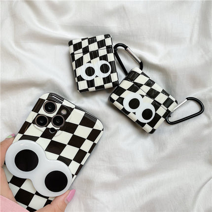 Compatible with Apple, Checkerboard Lattice Eye Airpods Protective Cover