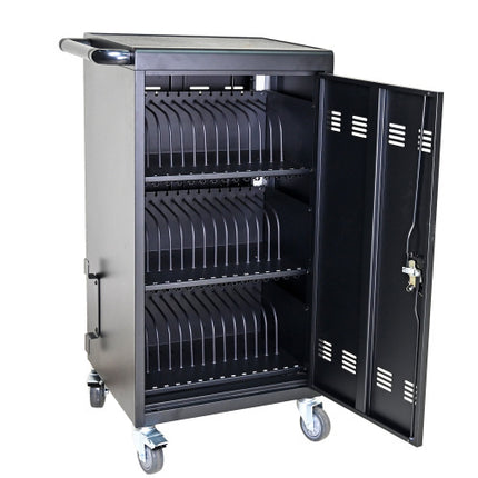 Mobile Charging Cart And Cabinet For Tablets Laptops 45-Device