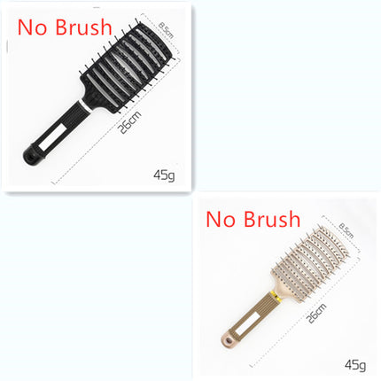Hairbrush Anti Klit Brushy Haarborstel Women Detangler Hair Brush Bristle Nylon Scalp Massage  Teaser Hair Brush Comb - Novah