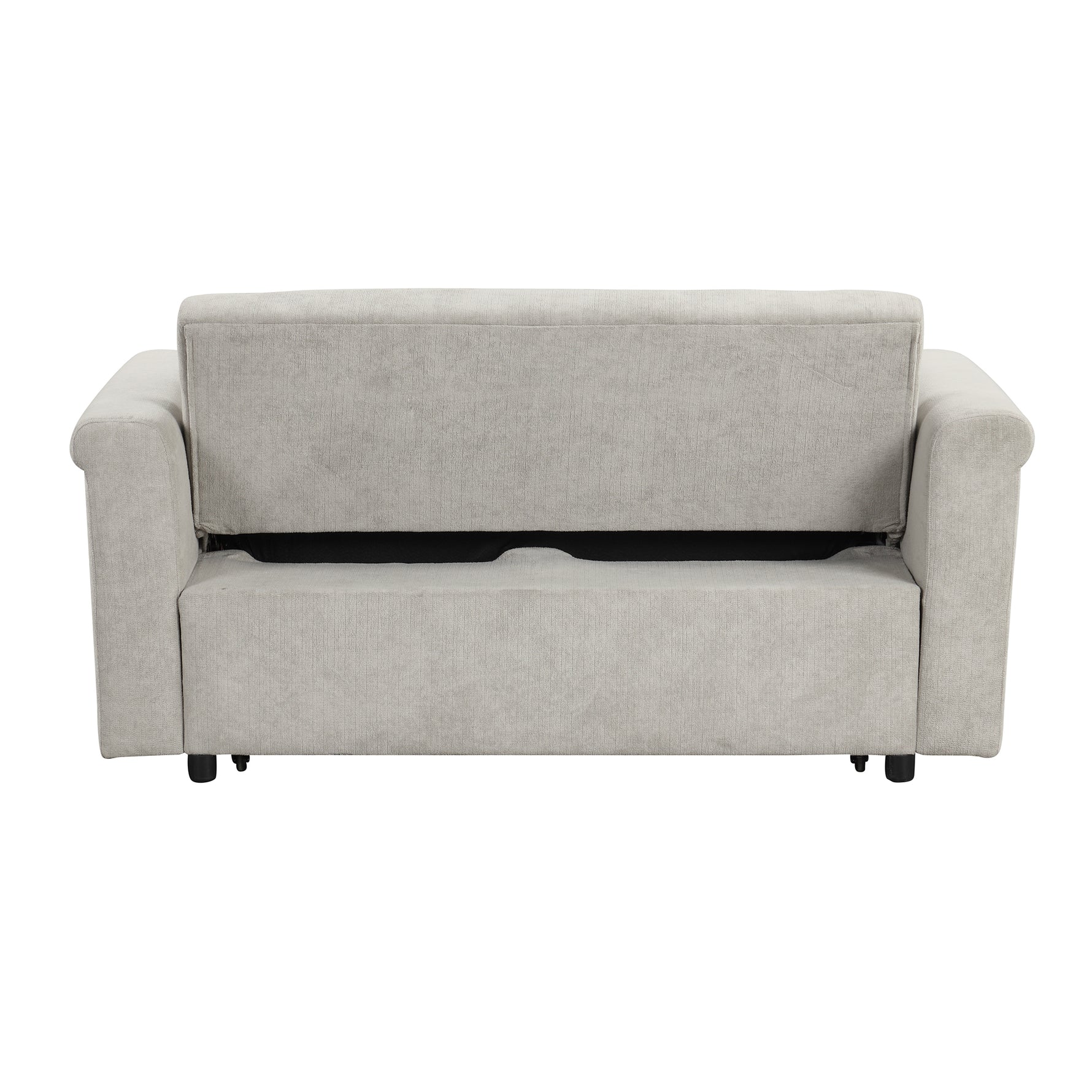 Canapé convertible U_STYLE d'eprolo avec coussin souple, lit pour deux personnes, permettant de s'asseoir ou de dormir confortablement.
