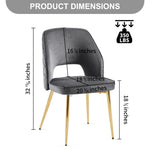 Chaise de salle à manger en velours gris de la marque eprolo, avec dossier rembourré et pieds en bois.