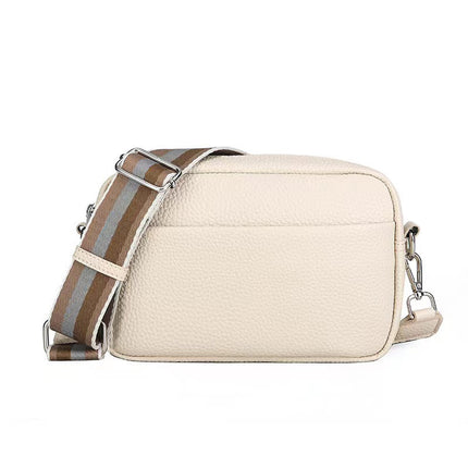 Wide Shoulder Strap Crossbody Bag