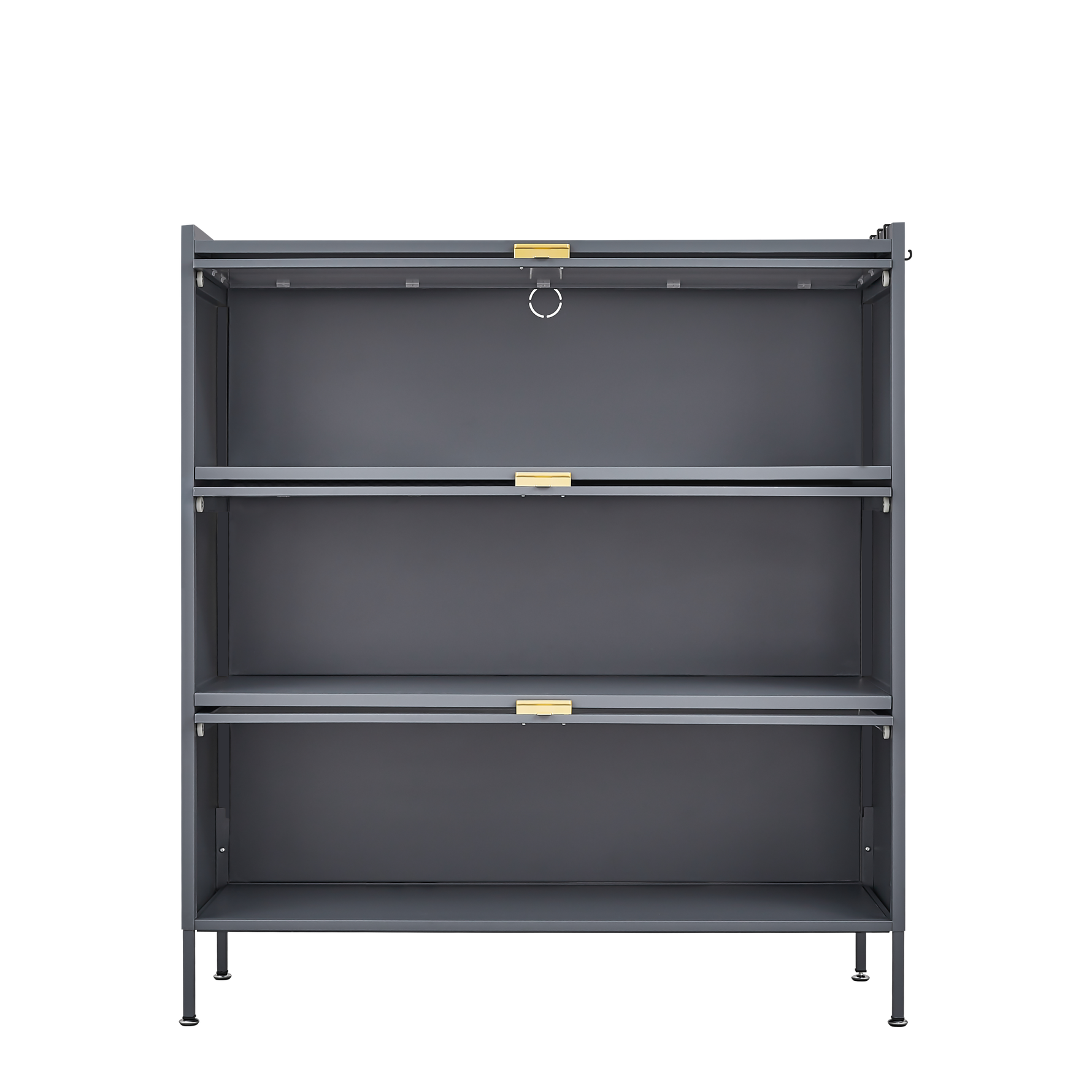 Étagère de rangement pour cuisine eprolo, meuble à 3 niveaux pour placard ou stockage alimentaire.