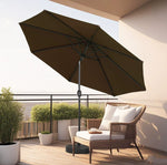 Parasol d'extérieur Villa Courtyard Novah pour patio ou jardin, avec toile résistante et structure en métal robuste.