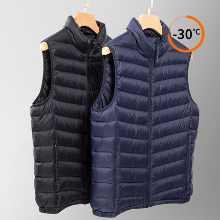 Men's Casual Vest Stand-up Collar Thermal Vest