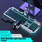 Gray Ice Blue Holder Mouse