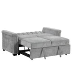 Canapé convertible en mousse souple U_STYLE d'eprolo, canapé-lit pour deux personnes avec assise confortable.