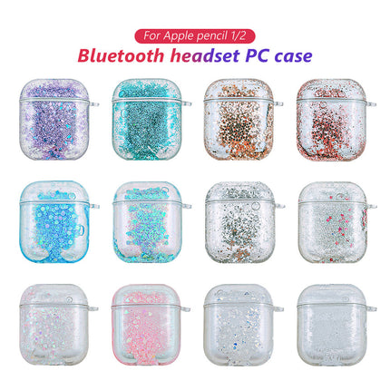 Bluetooth Liquid Quicksand Earphone Case Protection
