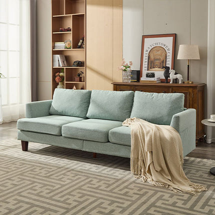 Fabric 3 Seater Couch With 2 USB, Comfortable Sectional Couches And Sofas For Living Room Bedroom Office Small Space, Easy Assembly & Comfy Cushion Cannot Be Sold On Temu