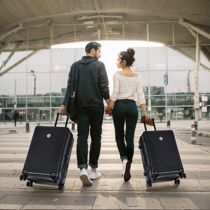 3 Piece Set Of Hard Shell Suitcases With Wheels, Light Expandable Travel Suitcase With TSA Lock, Carry-On, Checked Luggage,20 Inches, 24 Inches, 28 Inches