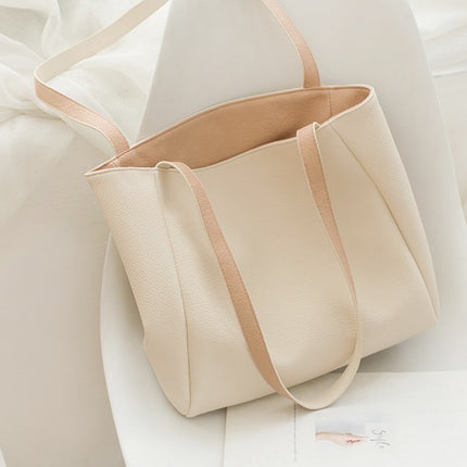 Contrast Color Double-sided Available Tote Bag