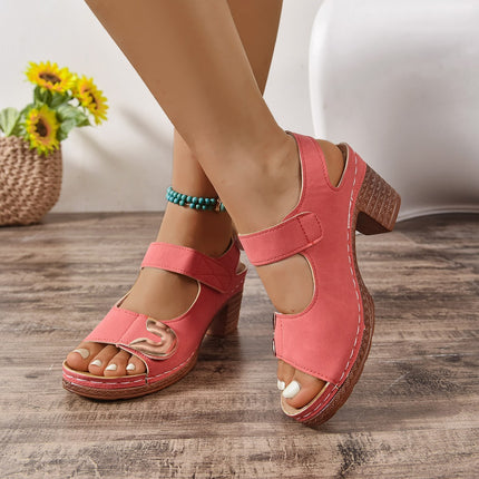 Velcro European And American Roman Sandals