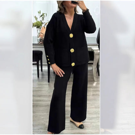 European Goods Casual Fashion Two-piece Suit Female Spring And Autumn All-match