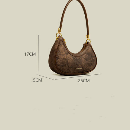 Middle Aged Niche Texture Shoulder Bag