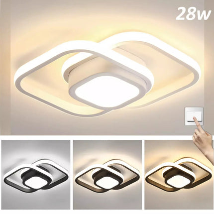 3  Farbige Decken  Lampe Dimmbar LED Deckenleuchte Wohnzimmer Flur Kchen Einga DE