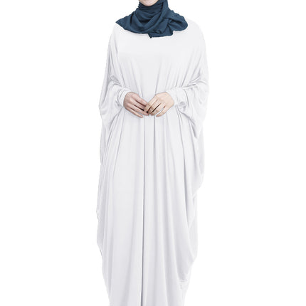 Arab Muslim Casual Clothing Multi-color Bat Sleeve Robe