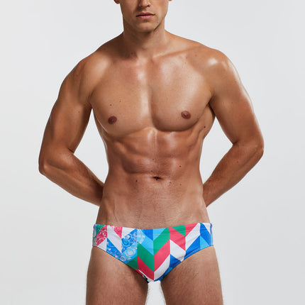 Men's Swimwear Triangle Swimming Shorts Professional Swimming Trunks