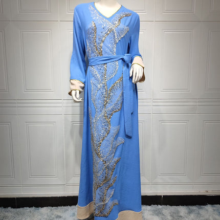 Muslim Robe Sequin Embroider Fashion