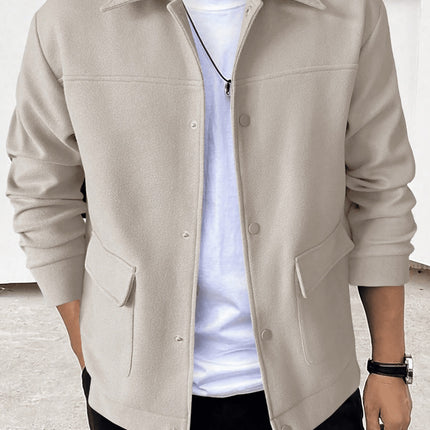 Men's  Button - Up Design Casual Jacket