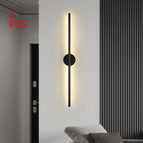 2pcs Black / 60cm / Warm light