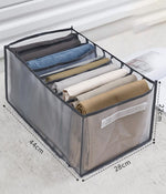 Boîte de rangement pour vêtements eprolo, boîte à jeans pliable, lavable, idéale pour tiroirs et garde-robe.