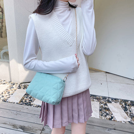 Christmas New Air Pillow Embroidered Messenger Bag