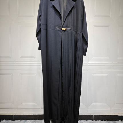 Cardigan Robe Pleated Pleated Coat Muslim Arab Clothing