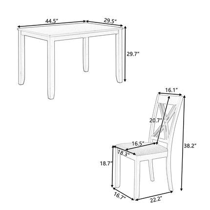 TOPMAX Rural Style 5-piece Cutlery Set