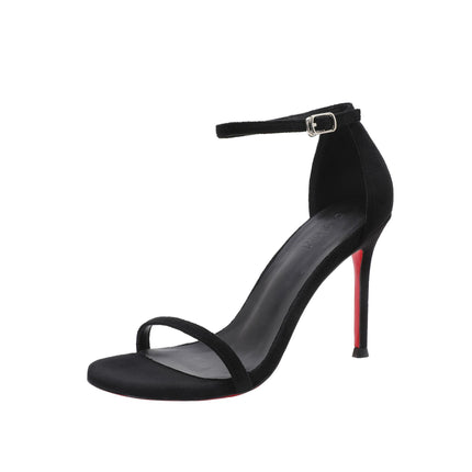 Black And Red Background Women's High Heels