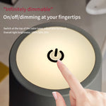 Lampe de table de bureau LED American Nordic eprolo, design créatif, protection des yeux, charge USB, métal et pied haut.