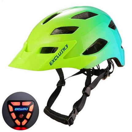 Electric Led Cycling Helmet With Tail Light