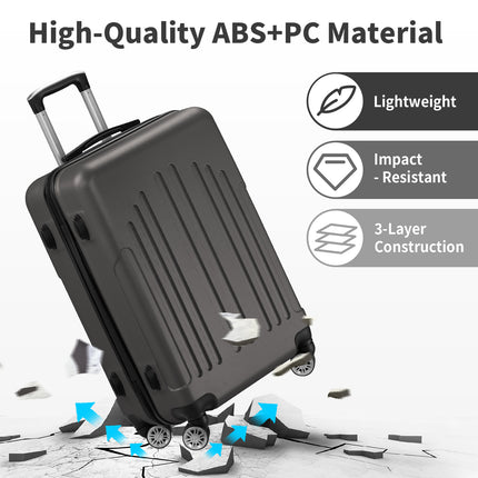 Three In One ABS PC Suitcase 20in 24in 28in Suitcase