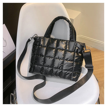 Large Capacity Women's Shoulder Crossbody Cotton Jacket Bag