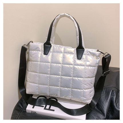 Large Capacity Women's Shoulder Crossbody Cotton Jacket Bag