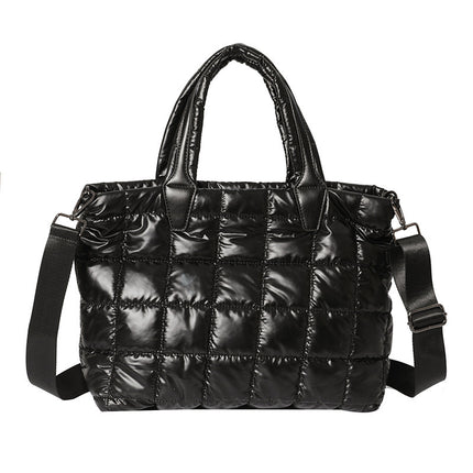 Large Capacity Women's Shoulder Crossbody Cotton Jacket Bag