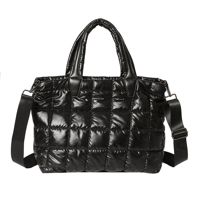 Large Capacity Women's Shoulder Crossbody Cotton Jacket Bag