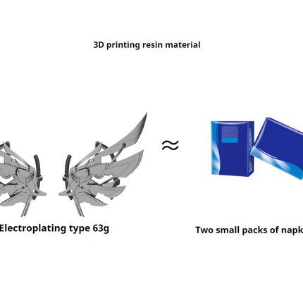 Bright Silver AirPods Max3D Printed Headphone Case Wings