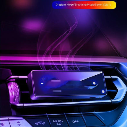 Automobile Aromatherapy Air Outlet Ambience Light LED Auto Perfume Deodorant