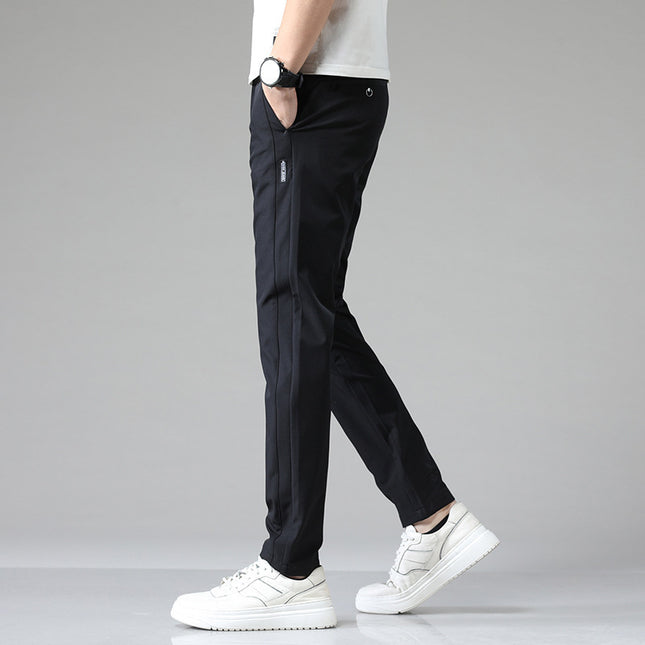 Smooth Full Elastic Force Non-ironing Elastic Sports Pants