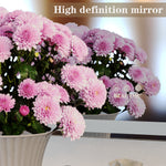 Grand miroir LED pour salle de bain eprolo, murale, avec cadre en aluminium, 3 modes de couleur, miroir corps entier.