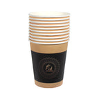 Black paper cups / 10pcs/set
