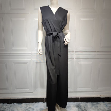 Muslim Cardigan Coat Chiffon Patchwork